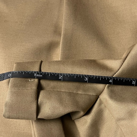 J.ING Tan Pleat Detail A-Line High Wide Leg Rise Shorts 90’s  Large Like New - Picture 7 of 9